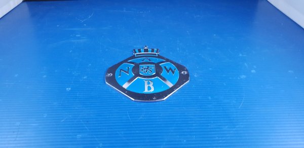 Emblème insigne CLUB AUTO ANWB Royal Dutch Touring Club Classic Car NEUF d'époque