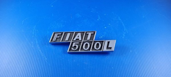 Sigle monogramme arrière FIAT 500L véritable pièce d'origine